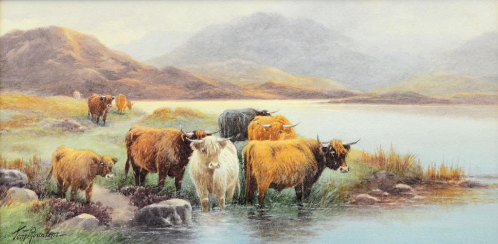 Tom Rowden (1842-1926) - Highland Cattle