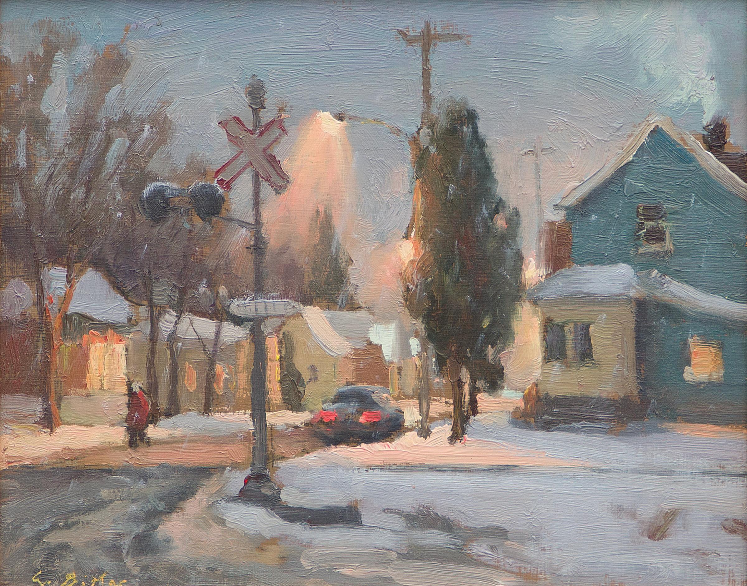 Antoine Bittar (1957) - La traverse, Sutton, Québec, 1999