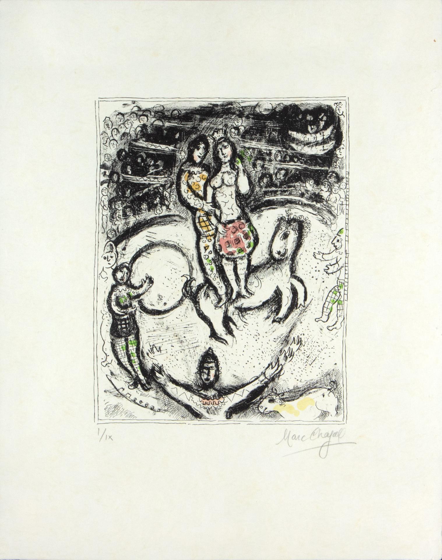 Marc Chagall (1887-1985) - Cirque, 1978