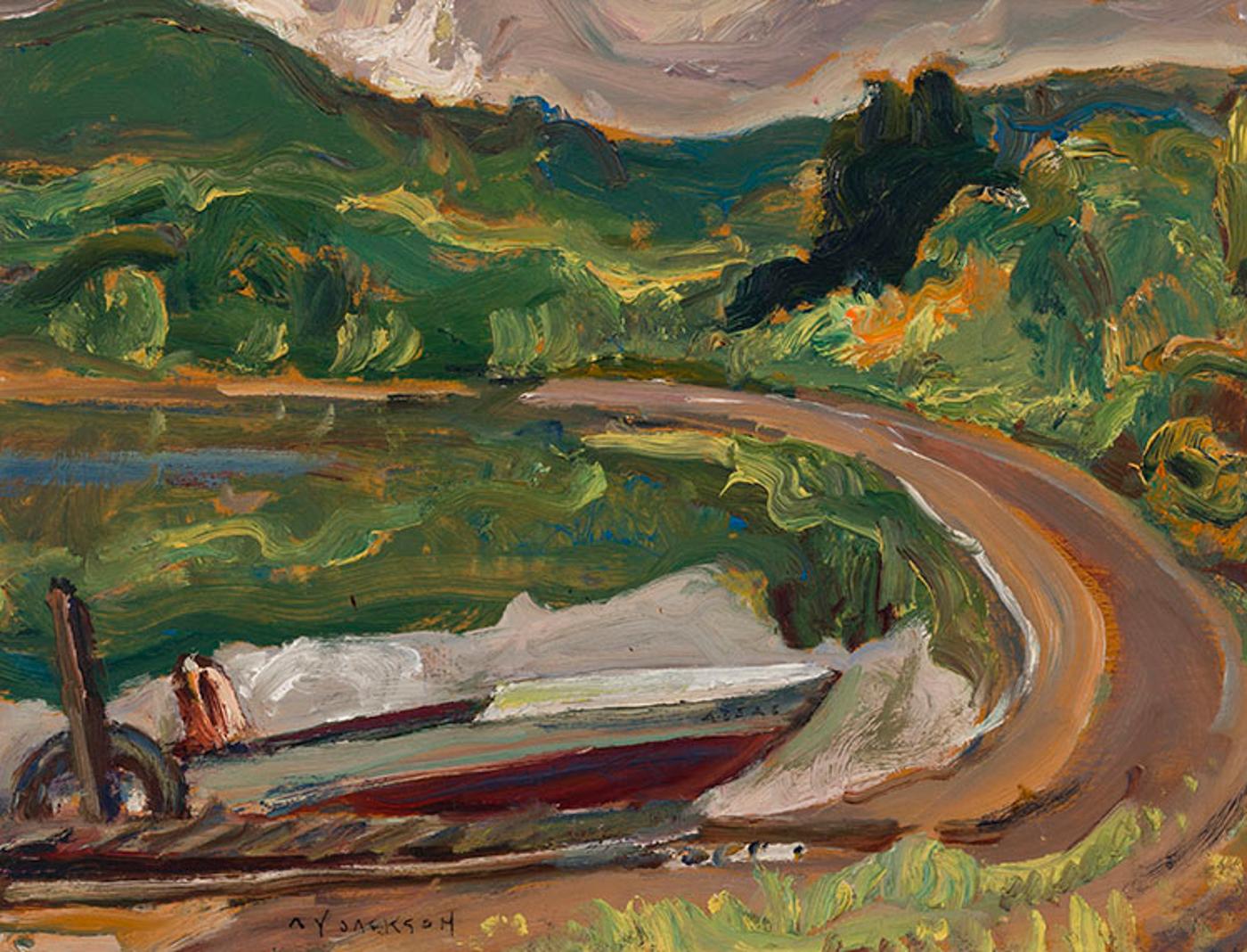 Alexander Young (A. Y.) Jackson (1882-1974) - Half-Way Lake, Combermere, Ont