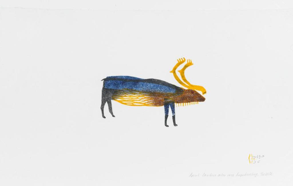 Luke H.Amitnaaq Anguhadluq (1895-1982) - April Caribou