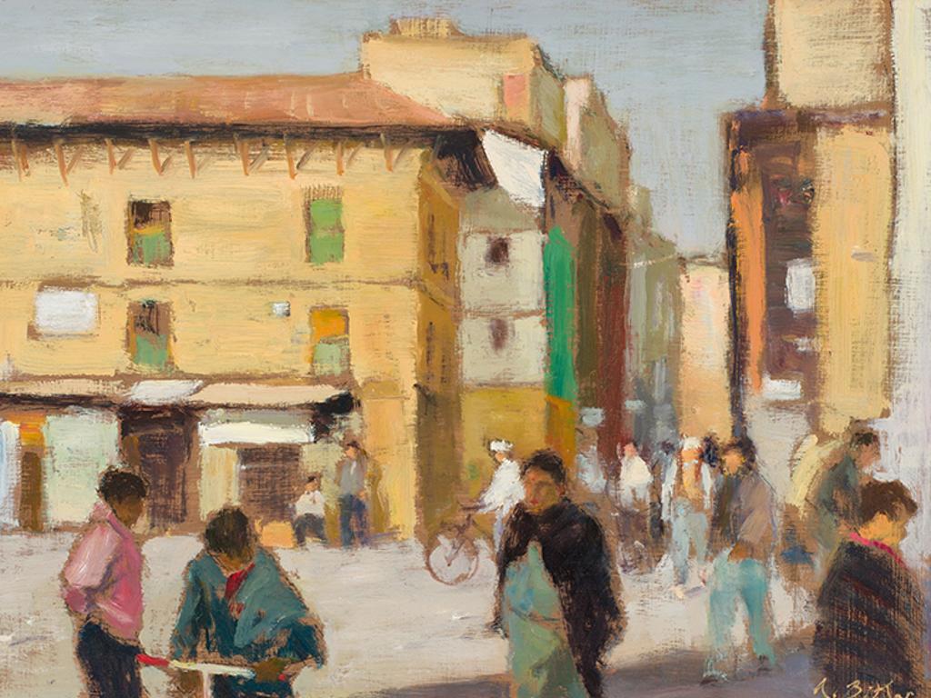 Antoine Bittar (1957) - Pedestrians, Kathmandu, Nepal