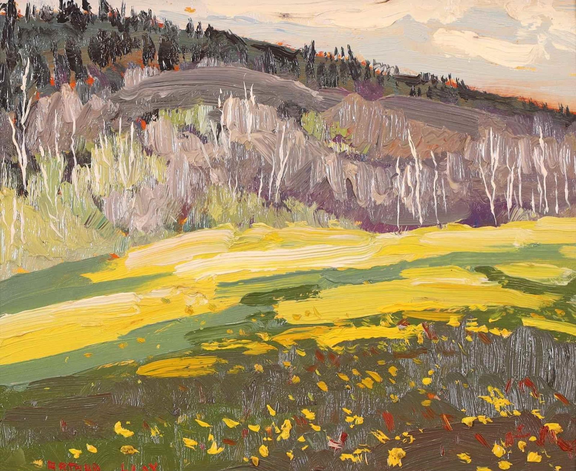 Arthur George Lloy (1929-1986) - Field With Dandelions; 1983