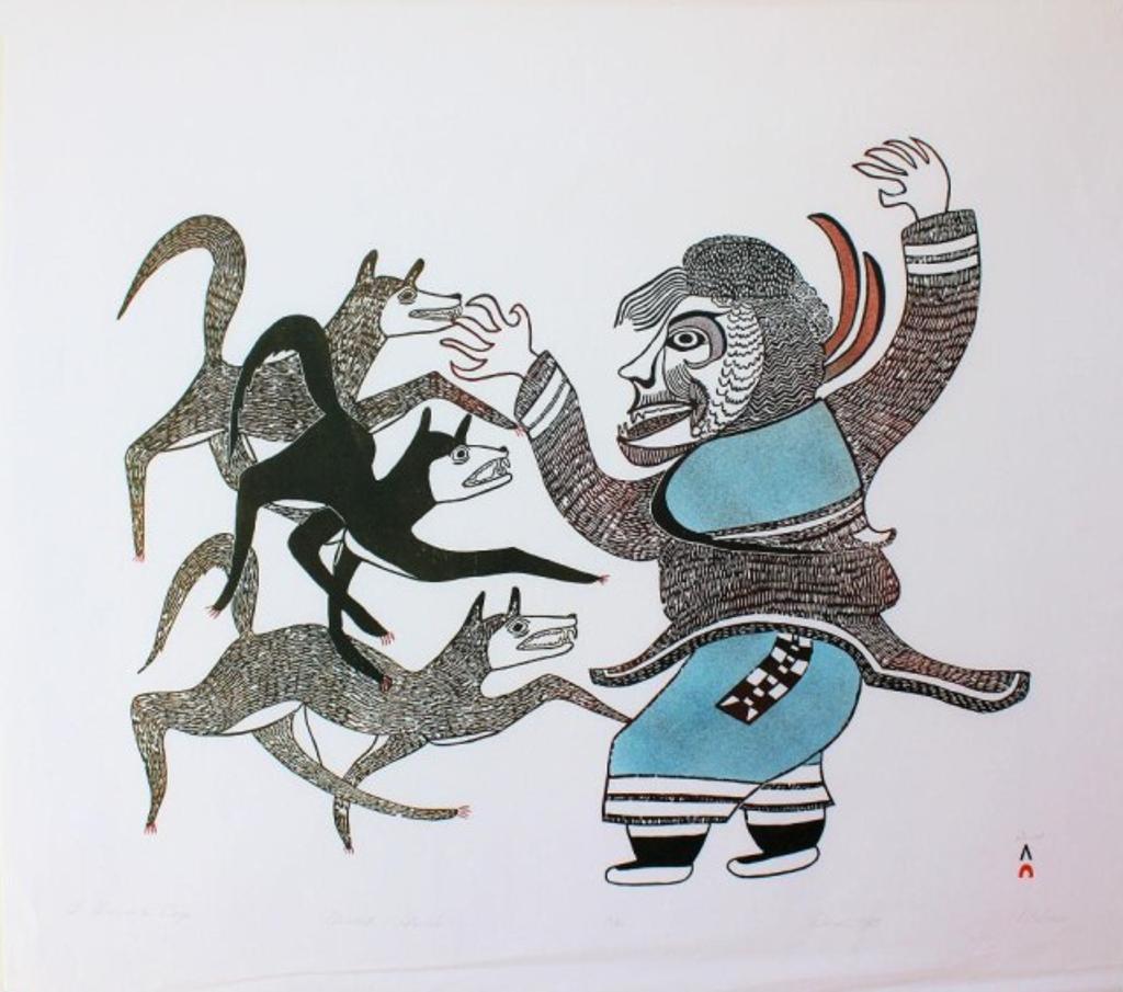 Pitaloosie Saila (1942-2021) - The Shamans Dogs, 1985 #25