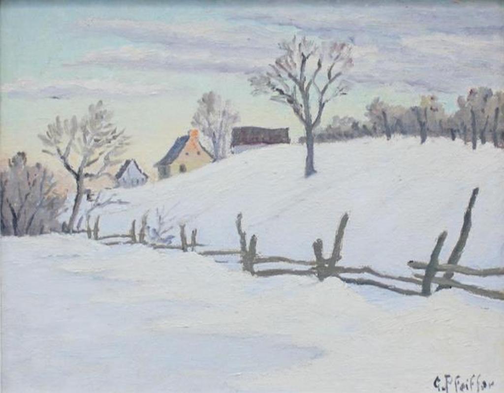 Gordon Edward Pfeiffer (1899-1983) - Hillside in Winter