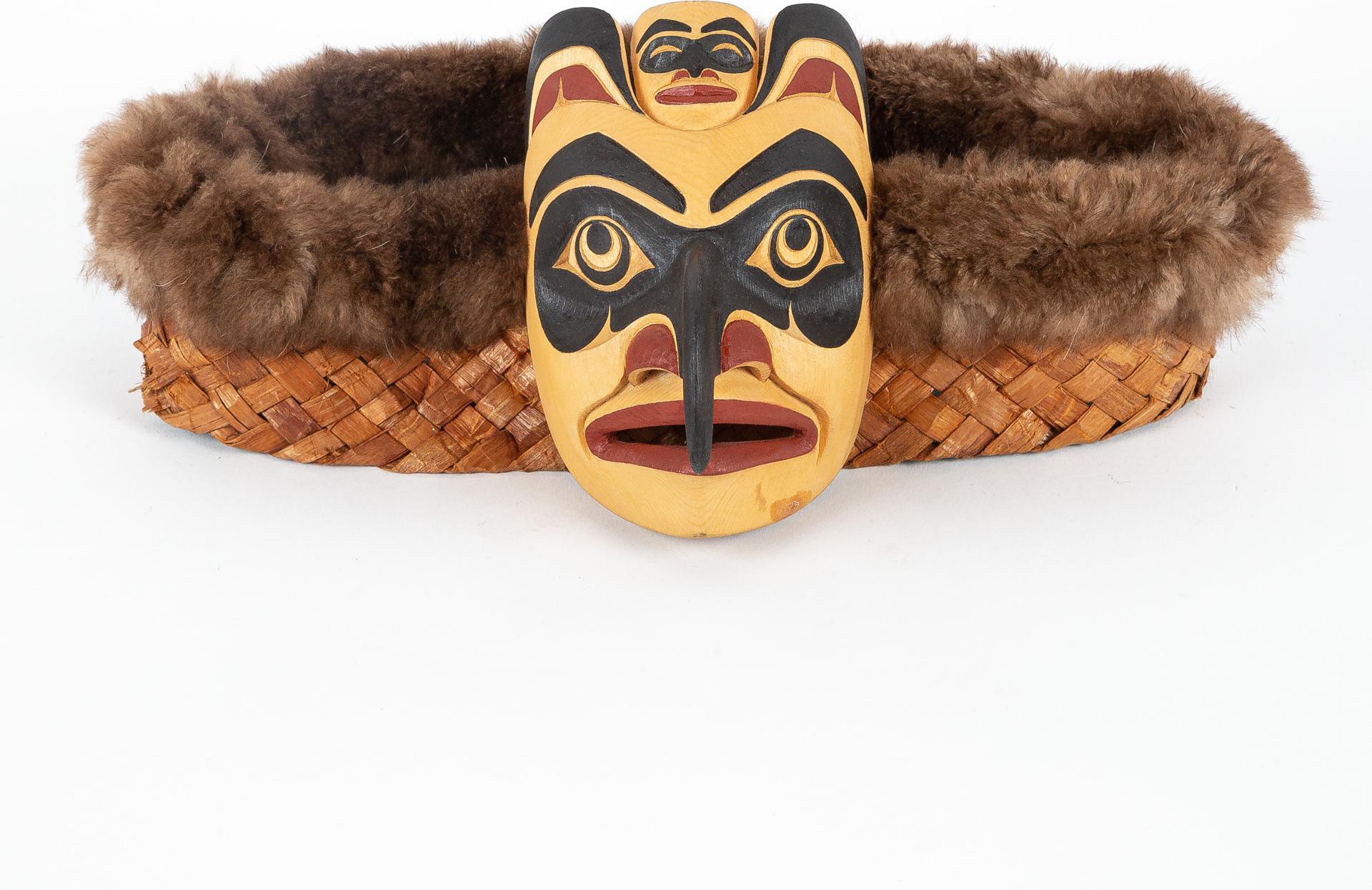 Phil Gray - Frontlet With Cedar And Fur Headband