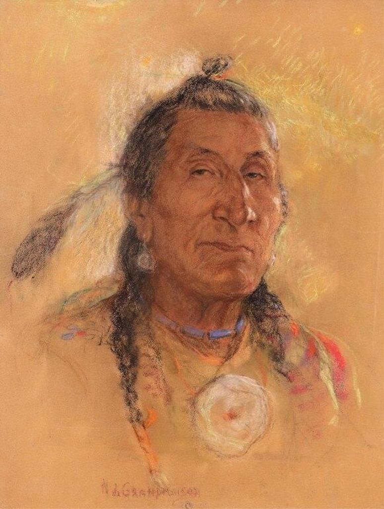 Nicholas (Nickola) de Grandmaison (1892-1978) - The Blood Indian (Kainai Portrait)
