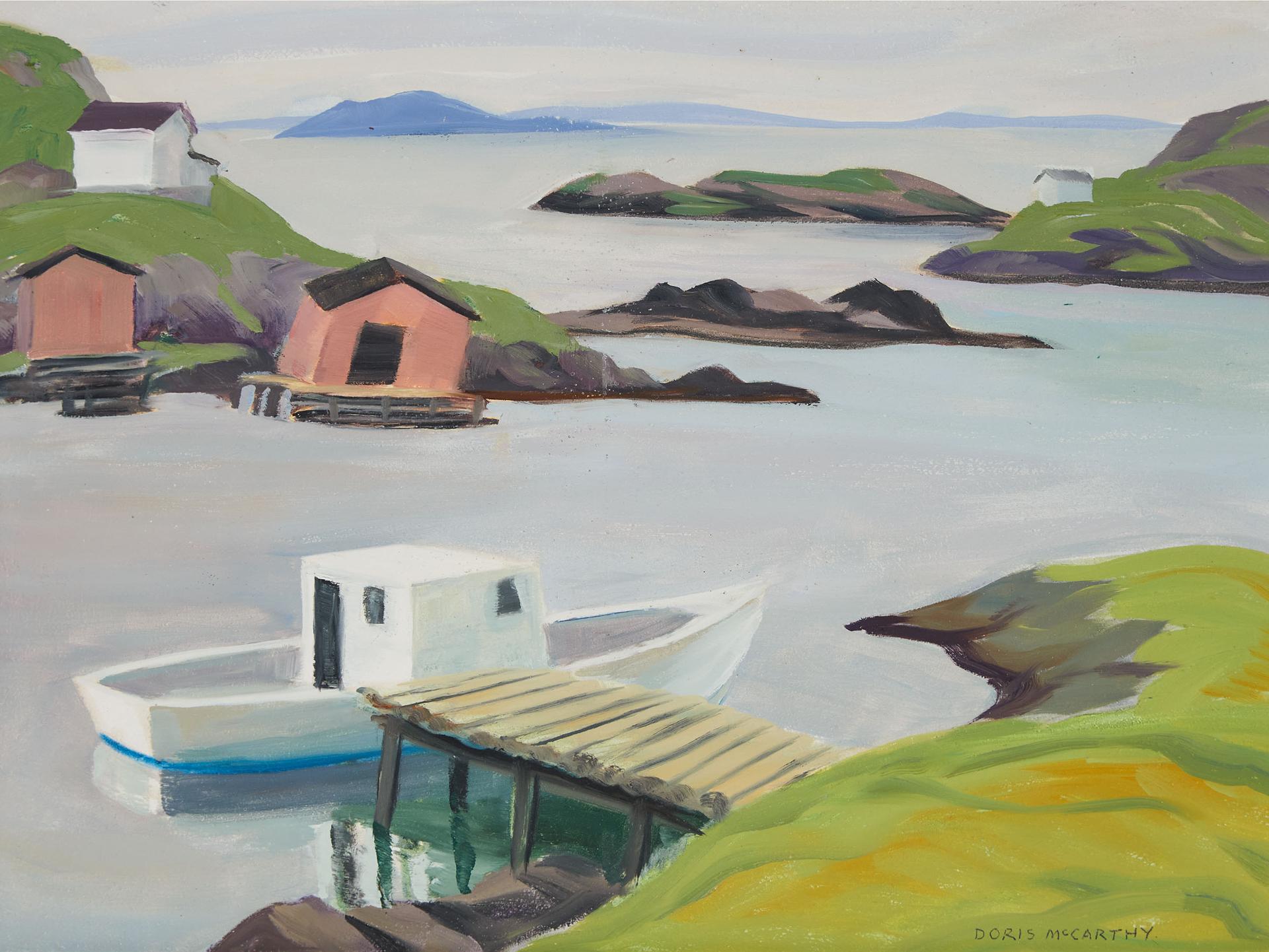 Doris Jean McCarthy (1910-2010) - The Islands Off Ralph's Tickle, 1999