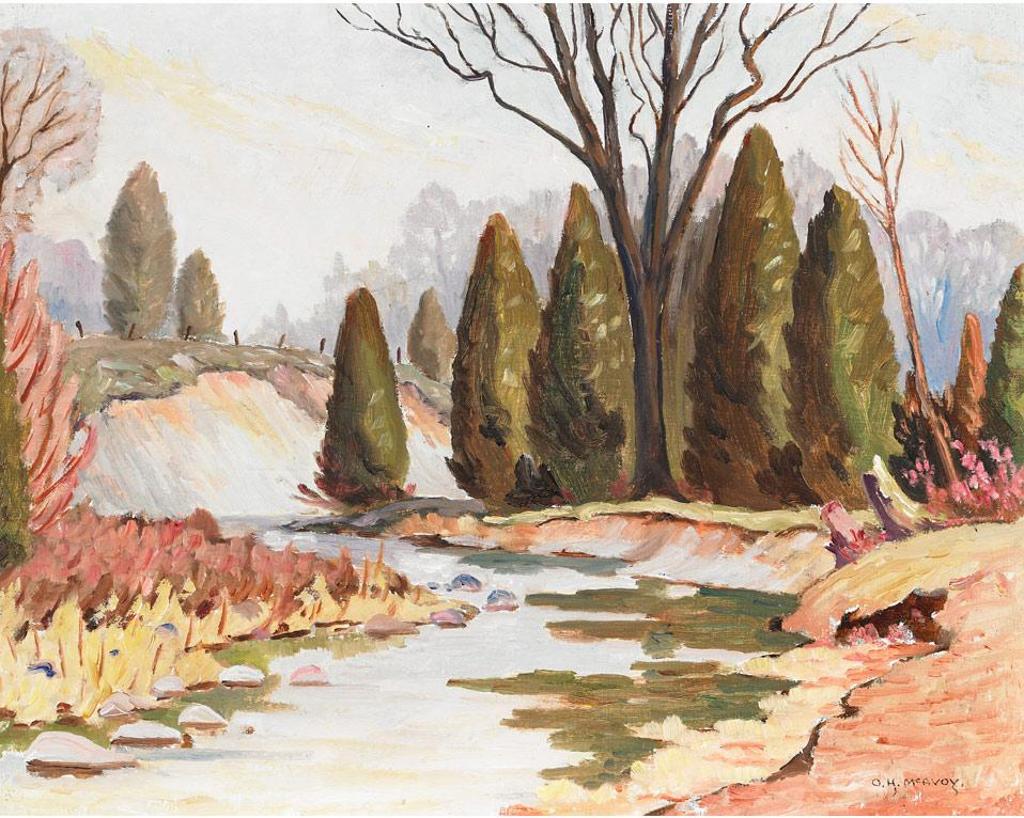 Harold O. Mcavoy (1891-1977) - Late November On The Rouge