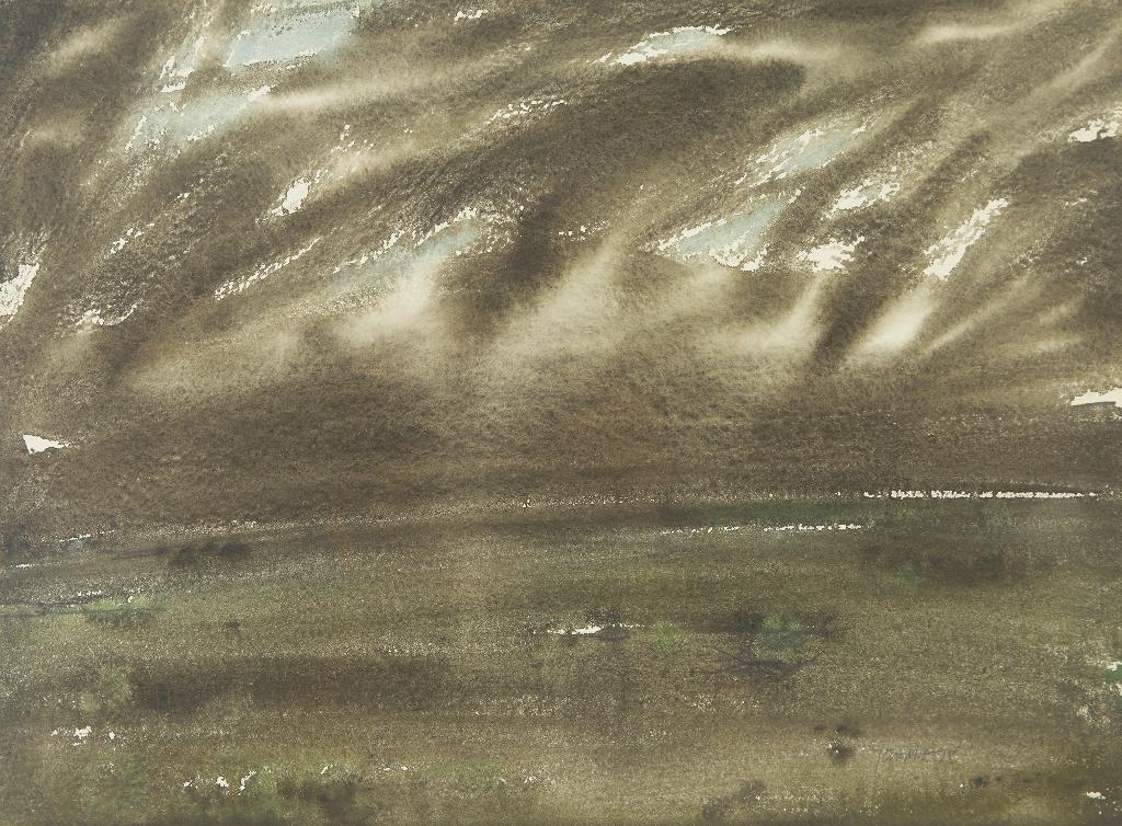 Takao Tanabe (1926) - Prairie Autumn, Nightfall Near Rosebud