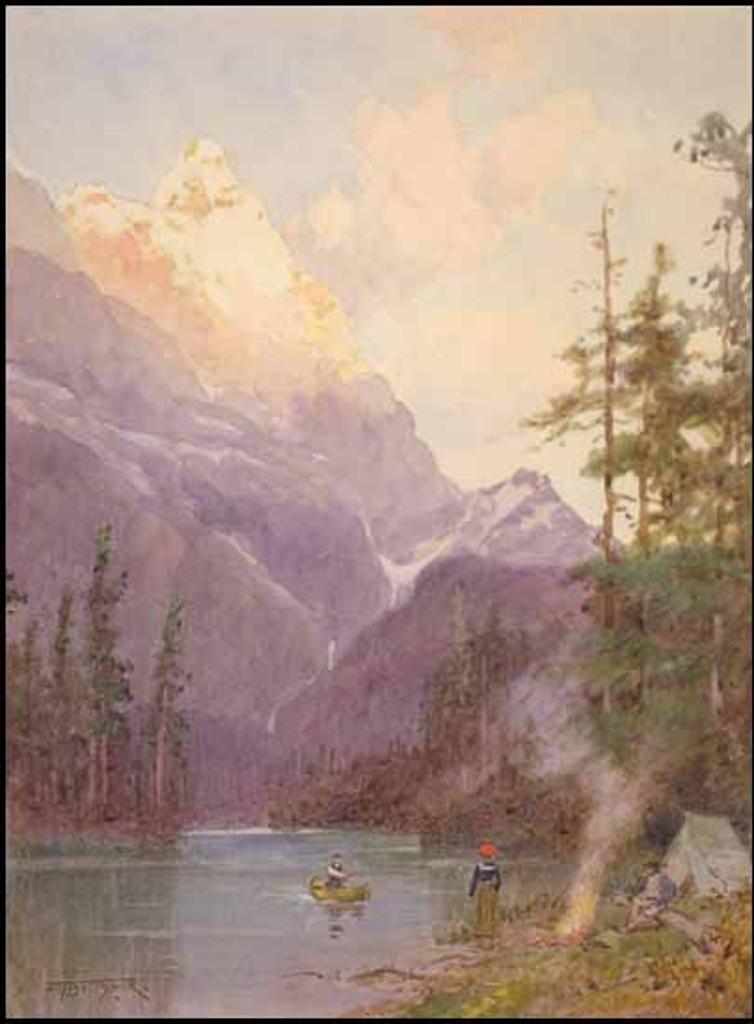 Frederic Martlett Bell-Smith (1846-1923) - Camping in the Rockies