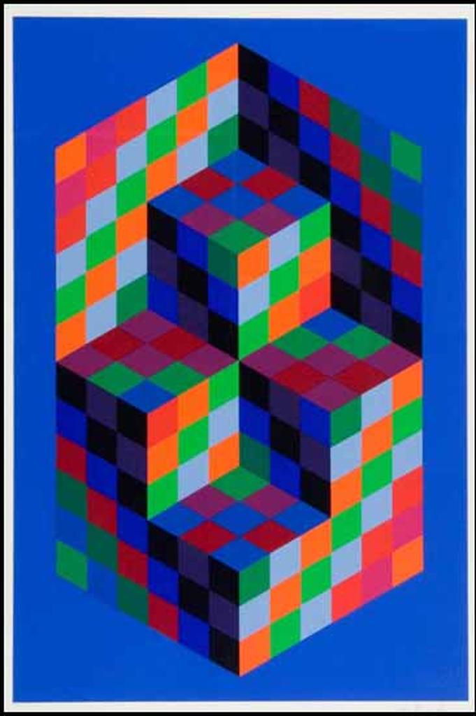 Victor Vasarely (1906-1997) - Composition (00231/TN078)