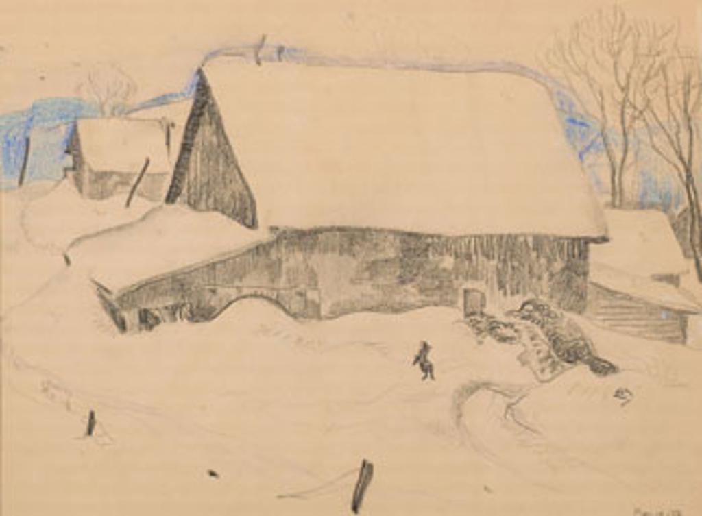 Edwin Headley Holgate (1892-1977) - Winter Scene