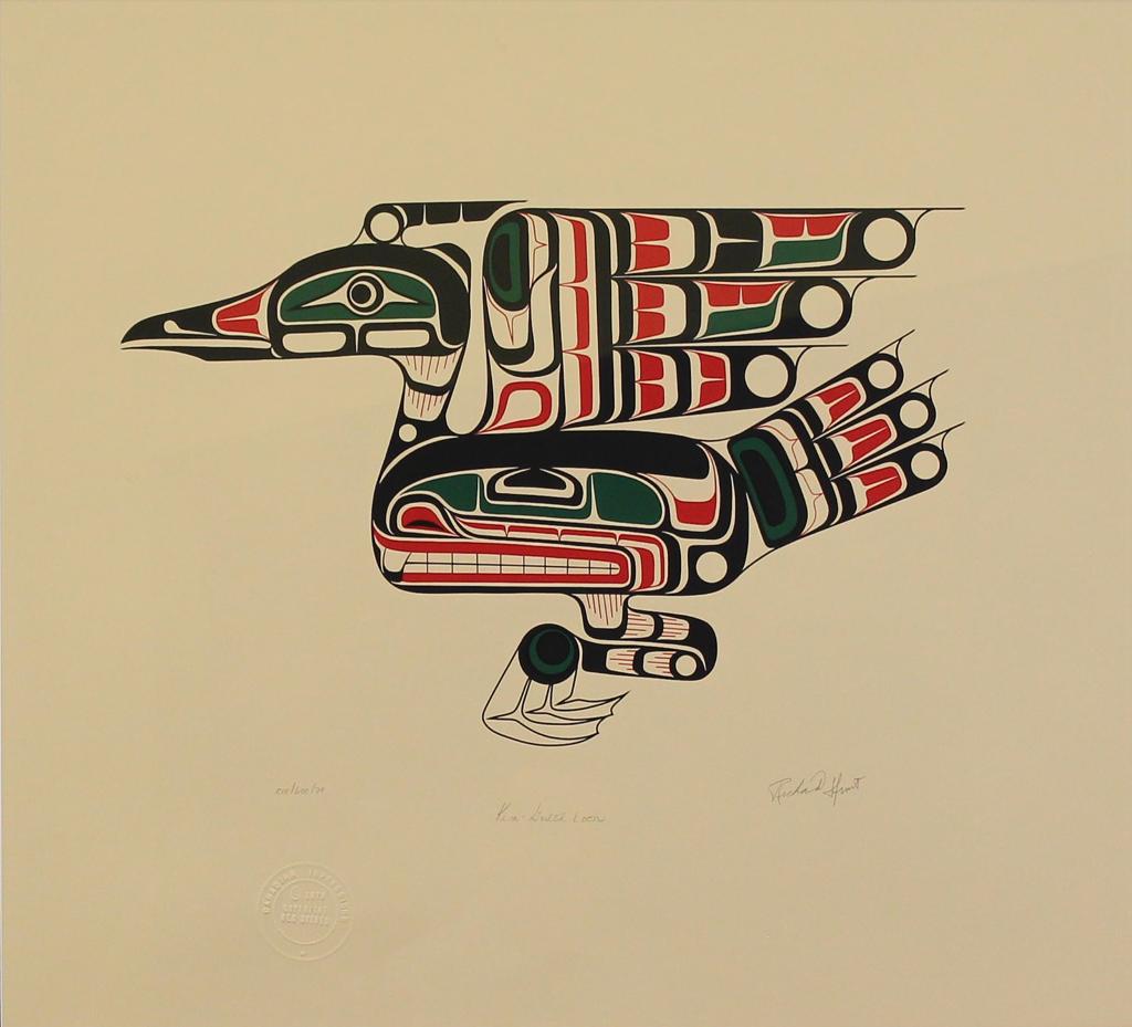 Richard Hunt (1951) - Kwa-Gulth Loon; 1979;  ed. #515/600