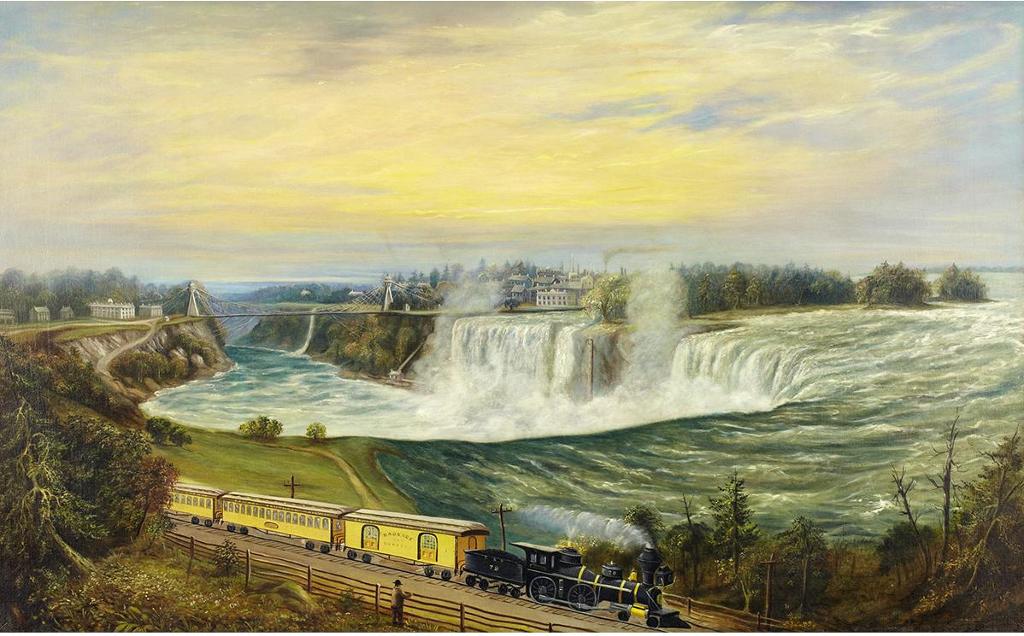 Robert Reginald Whale (1805-1887) - The Canadian Southern Railway At Niagara