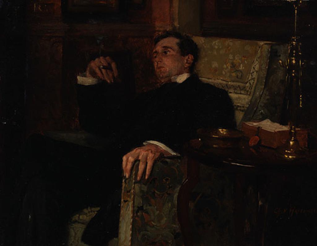 Charles van Havermaet (1895-1911) - Gentleman with Cigar