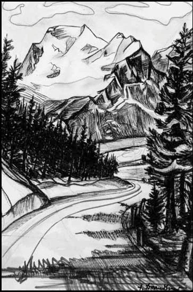 Fritz Brandtner (1896-1969) - Near Lake Louise