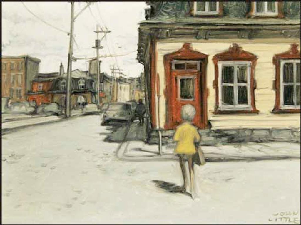 John Geoffrey Caruthers Little (1928-1984) - Le printemps, Québec, coin de Mazenod - Christophe Colomb