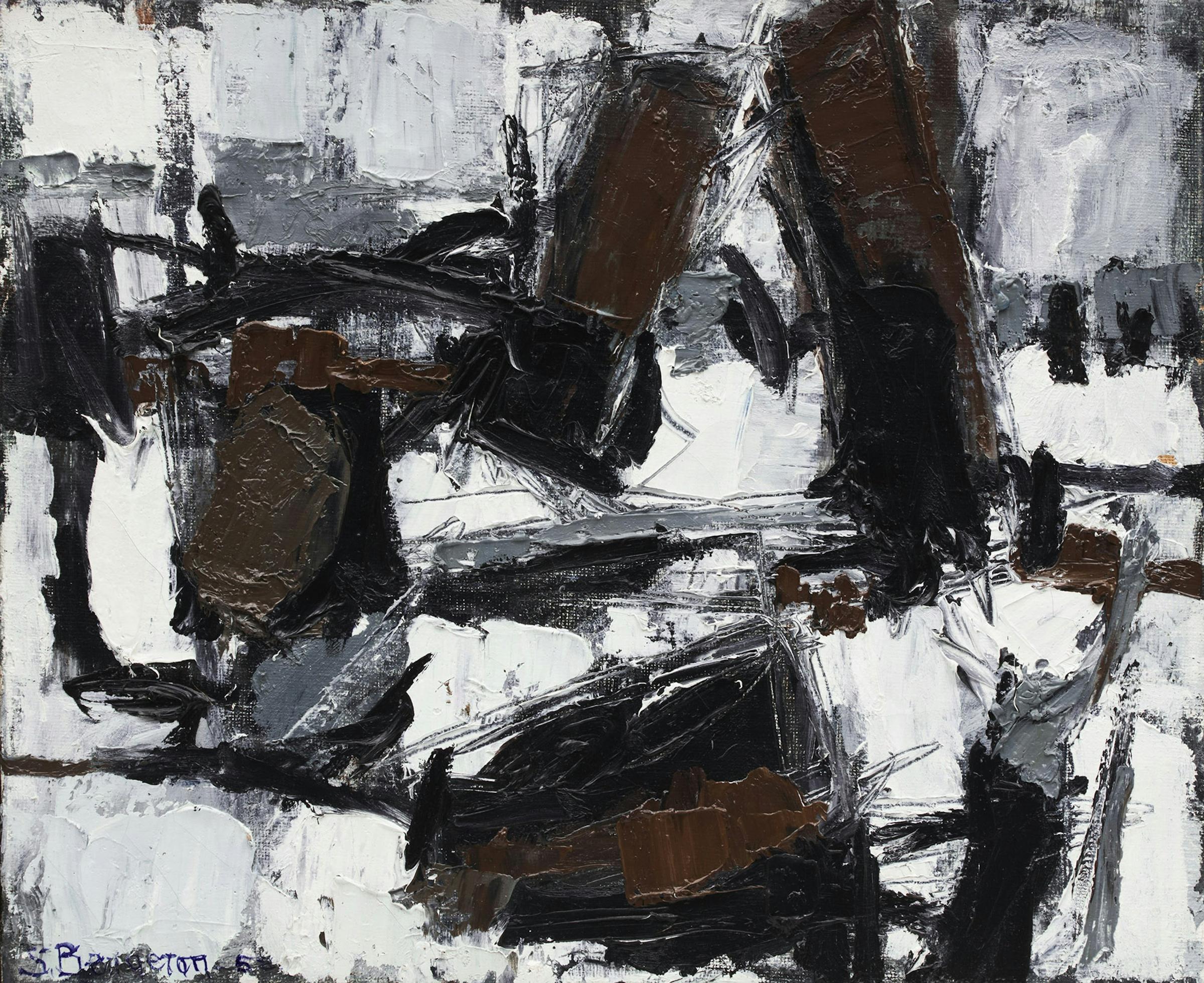 Suzanne Bergeron (1930-1998) - Untitled Composition