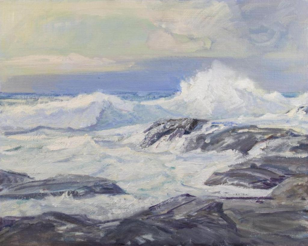 Peter Maxwell Ewart (1918-2001) - Untitled - Rocky Seascape