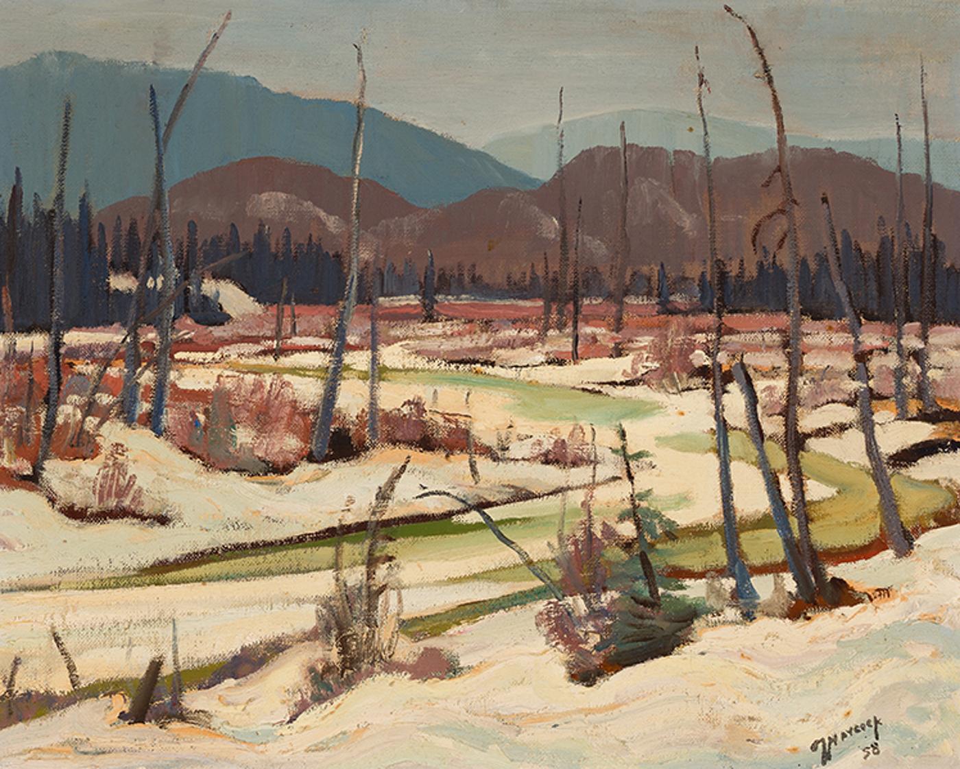 Dr. Maurice Hall Haycock (1900-1988) - Sunday Creek, Algonquin Park