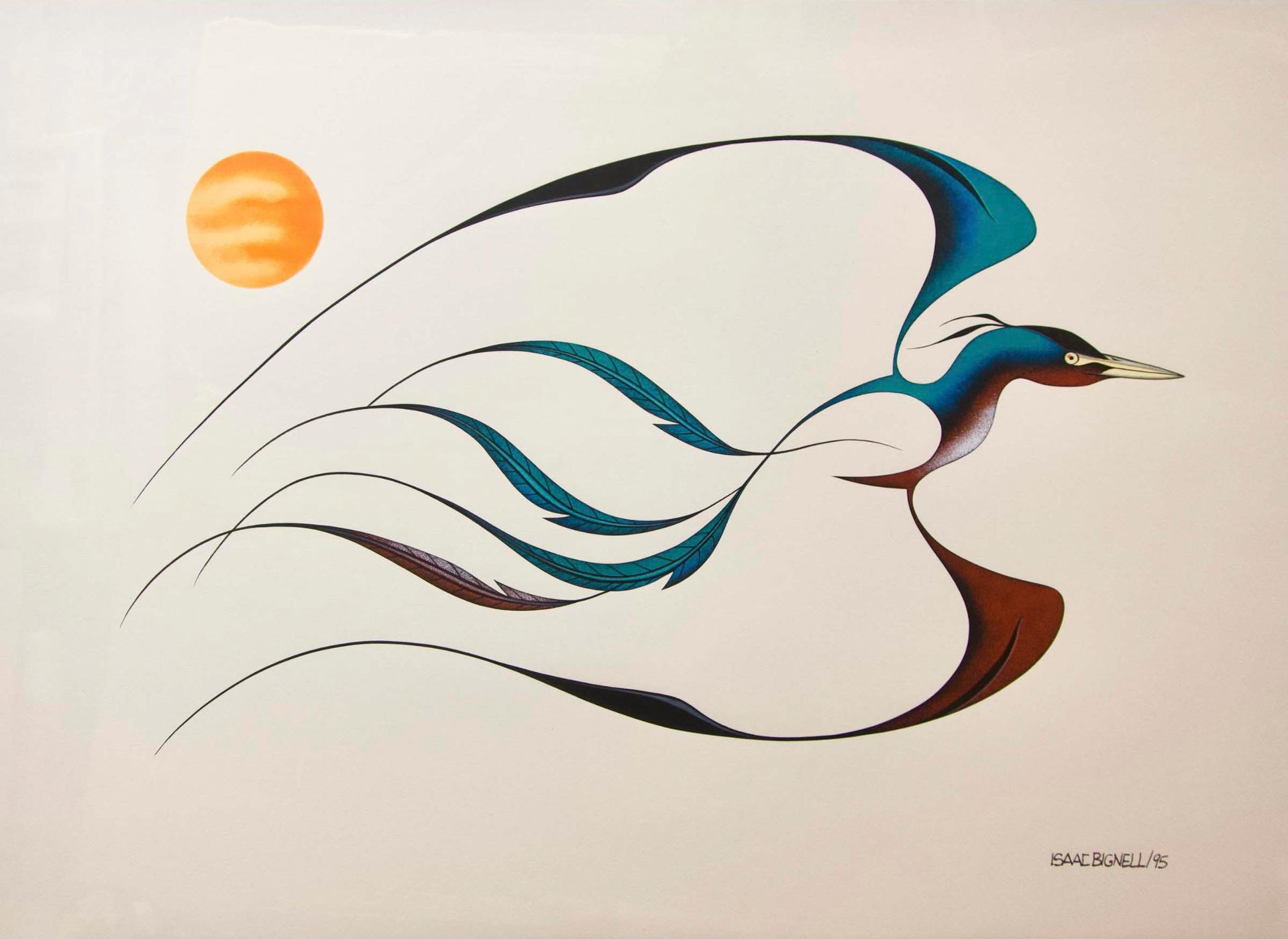 Isaac Bignell (1960-1995) - Untitled (Bird In Flight)