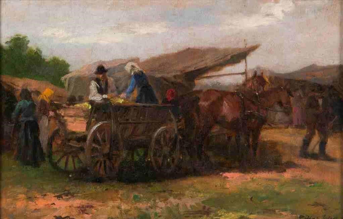 Carolus Pallya (1875-1930) - Peasant Lady
