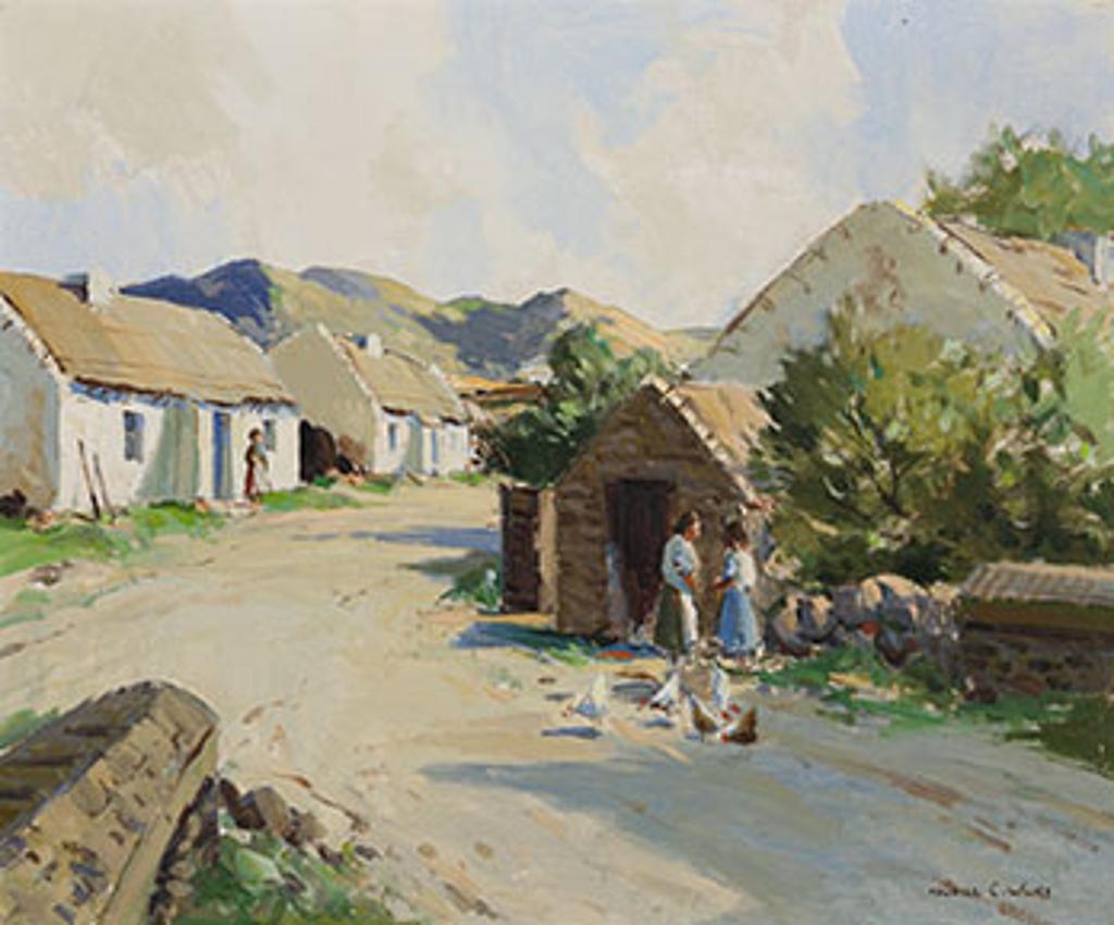 Maurice Canning Wilks (1911-1984) - At Doochary, Donegal