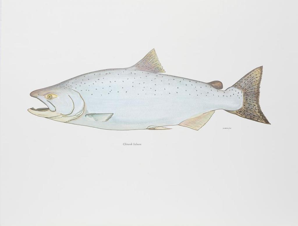 David Denbigh (1906-1978) - Chinook Salmon