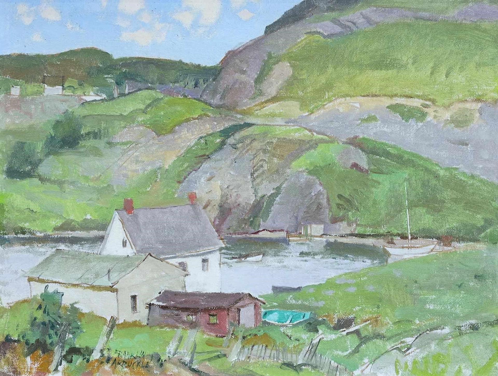 George Franklin Arbuckle (1909-2001) - Quiet Cove At Trinity Nfl; 1980