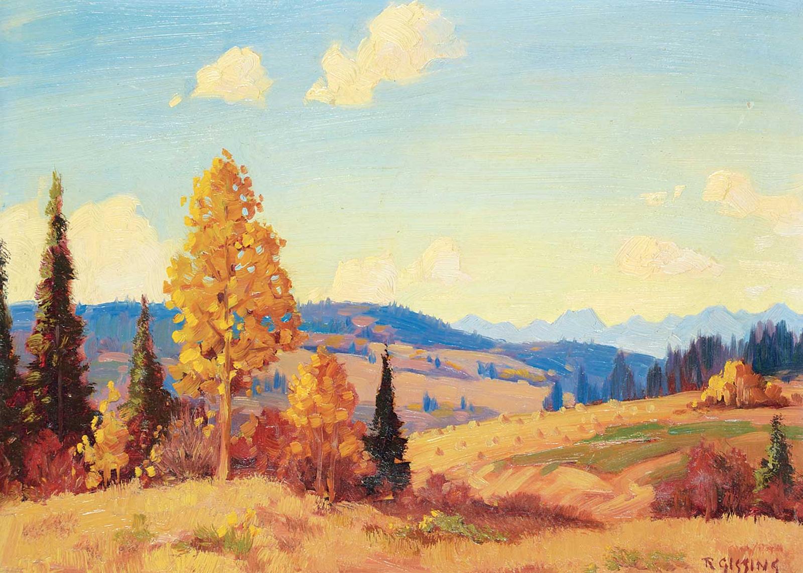 Roland Gissing (1895-1967) - Untitled - Autumn in the Foothills