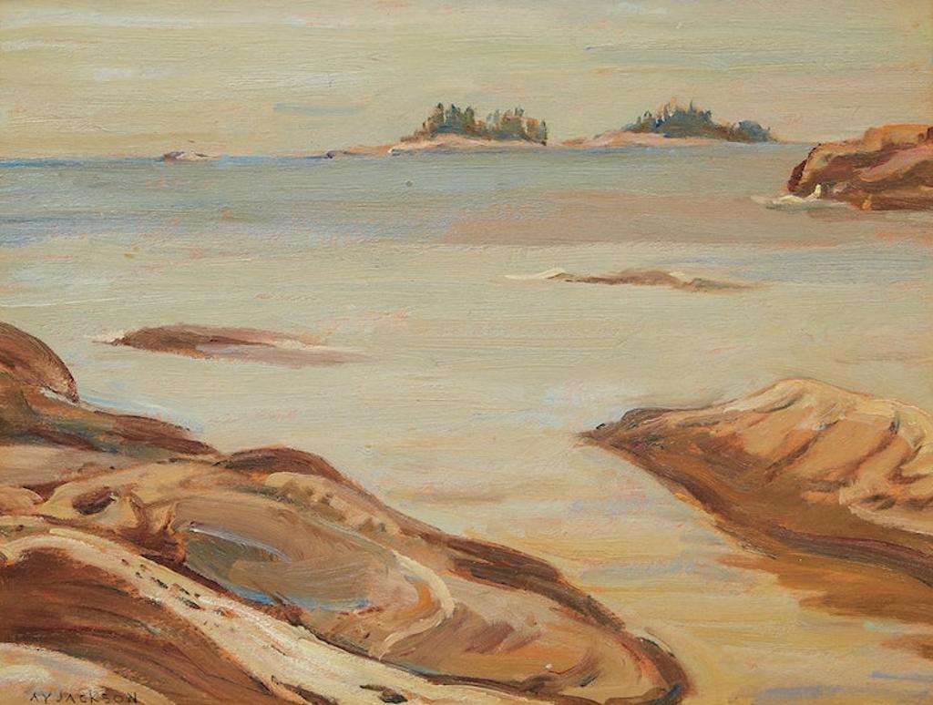 Alexander Young (A. Y.) Jackson (1882-1974) - At Pilot Harbour, Lake Superior