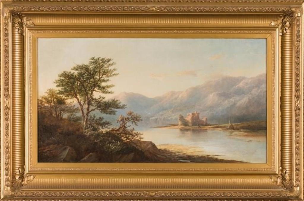 John James Wilson (1818-1875) - Landscape with Ruins