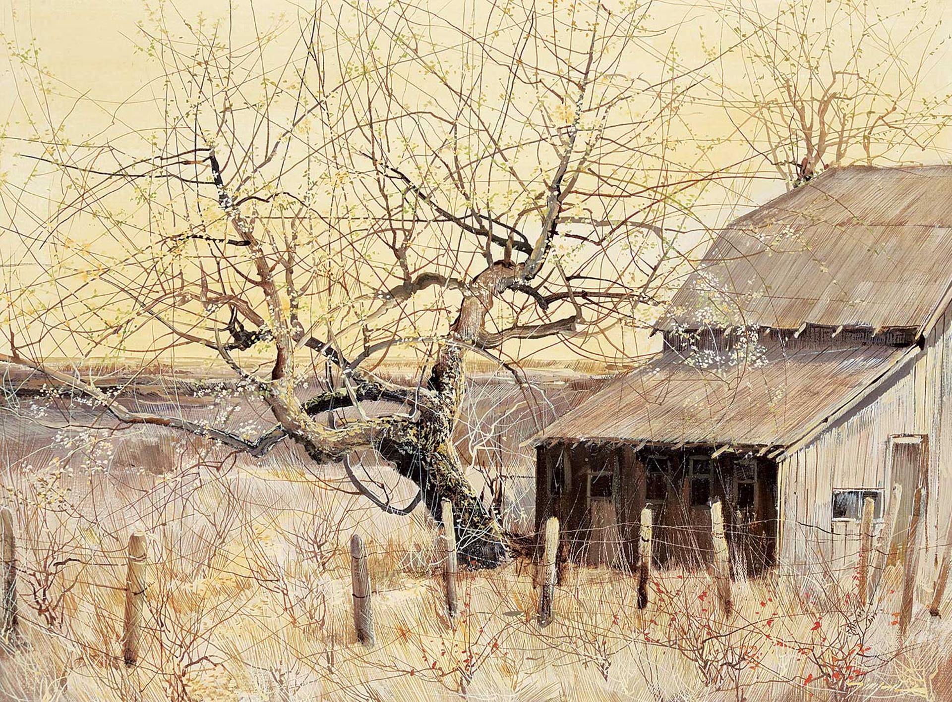 Tinyan Tin Yan Chan (1942) - Untitled - Lonely Barn