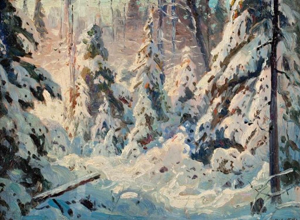 Frederick Henry Brigden (1871-1956) - Pines in Winter