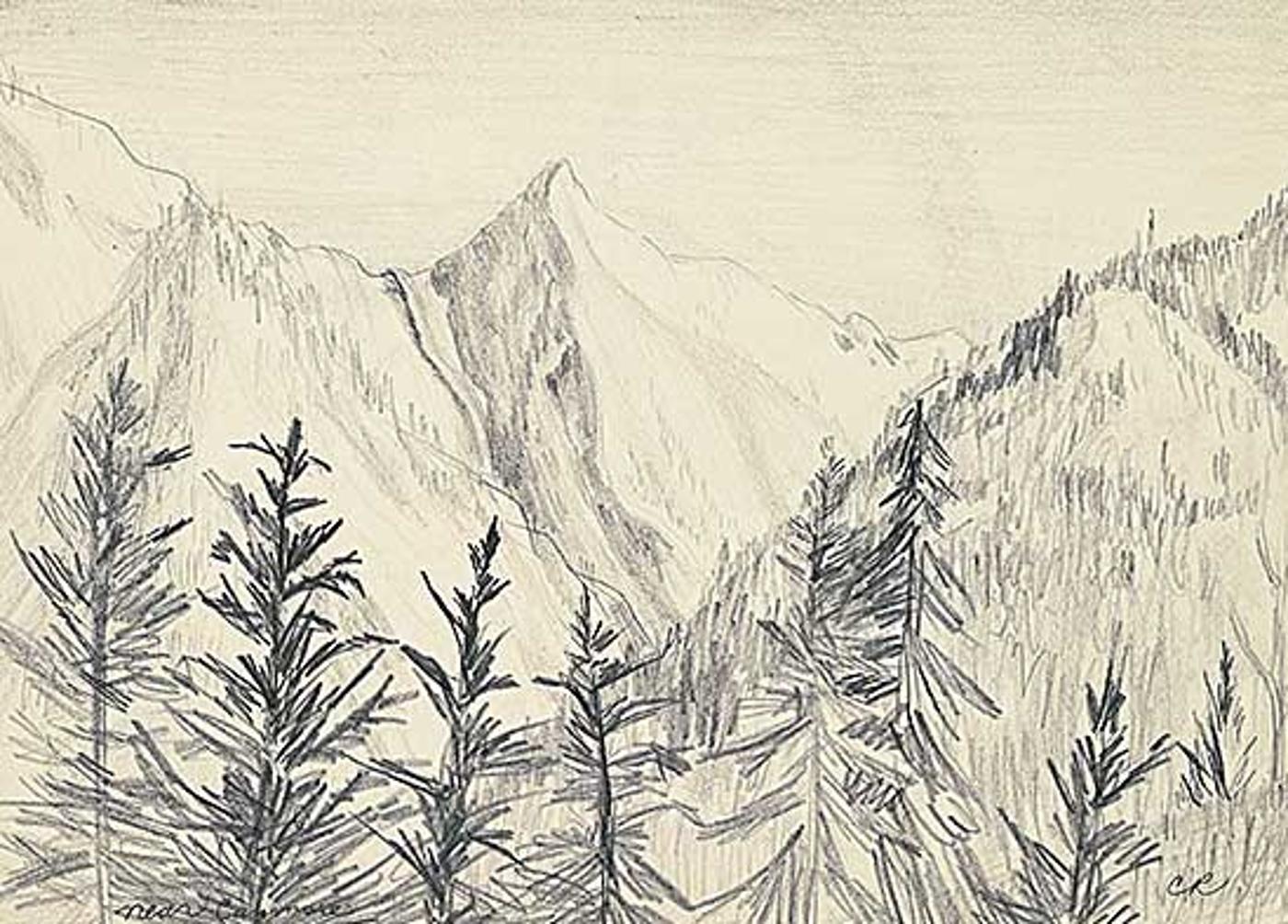 Clifford Foard Cliff Robinson (1916-1992) - Near Canmore