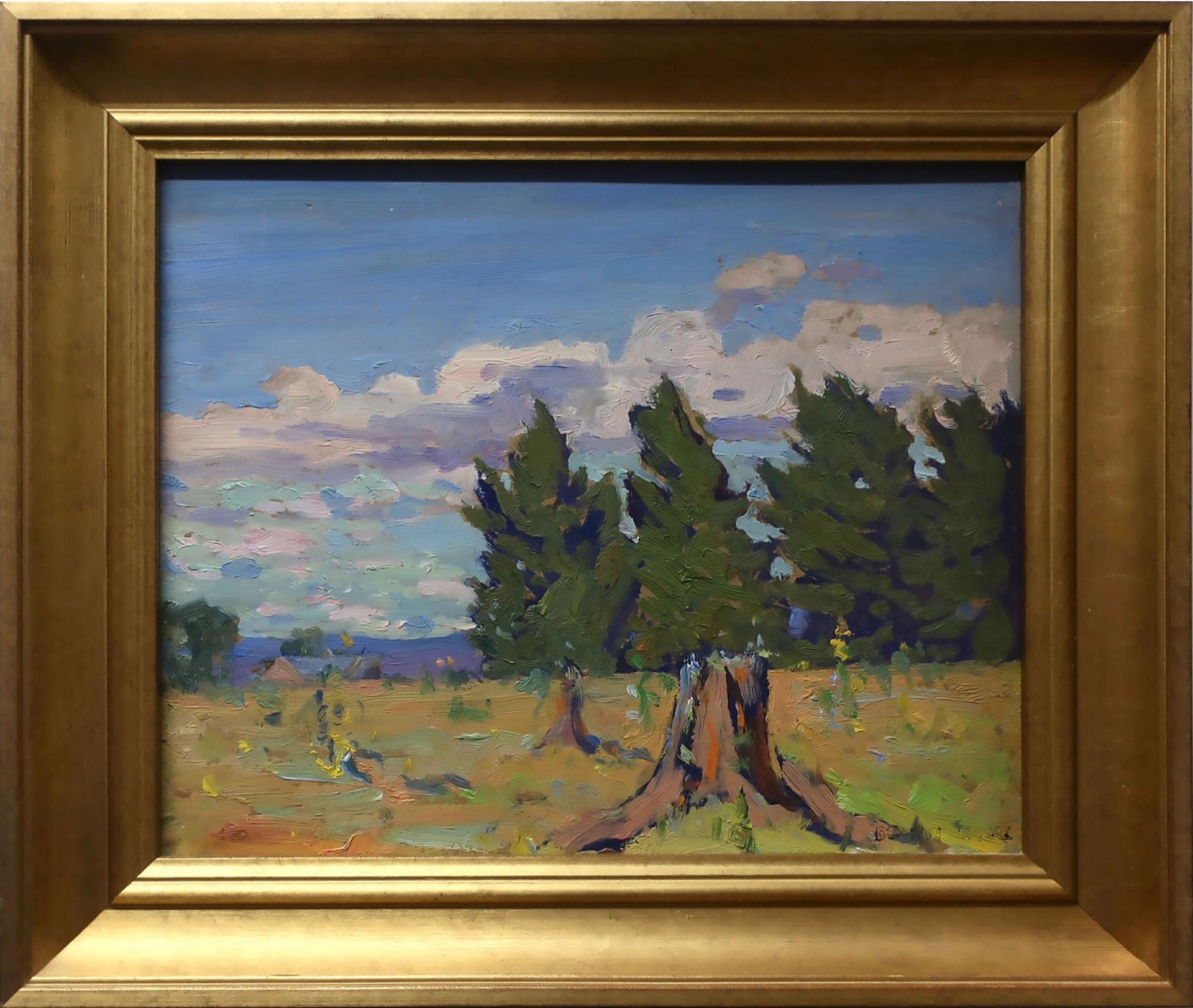Dewitt Drake (1884-1979) - Fields And Windswept Pines