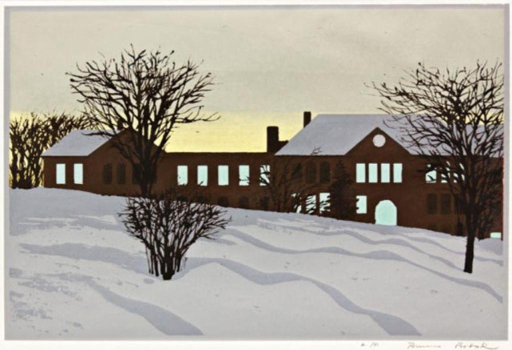 Bruno Joseph Bobak (1923-2012) - Winter Sunrise, Untitled