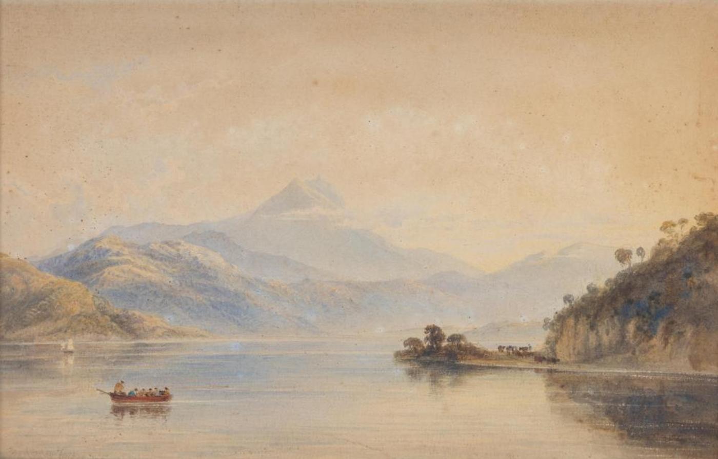 Anthony Van Dyck Copley Fielding (1787-1855) - Lake Scene