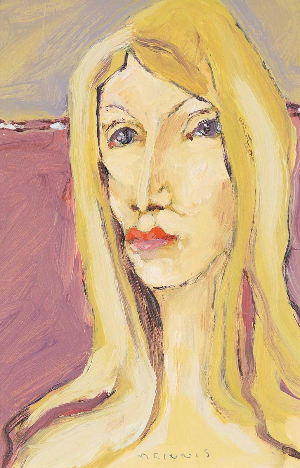 Robert F.M. McInnis (1942) - Untitled - Portrait of a Blonde Woman