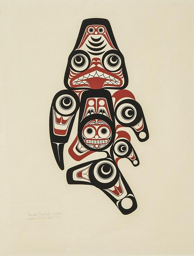 Bill (William) Ronald Reid (1920-1998) - Haida Dogfish - Xaxada