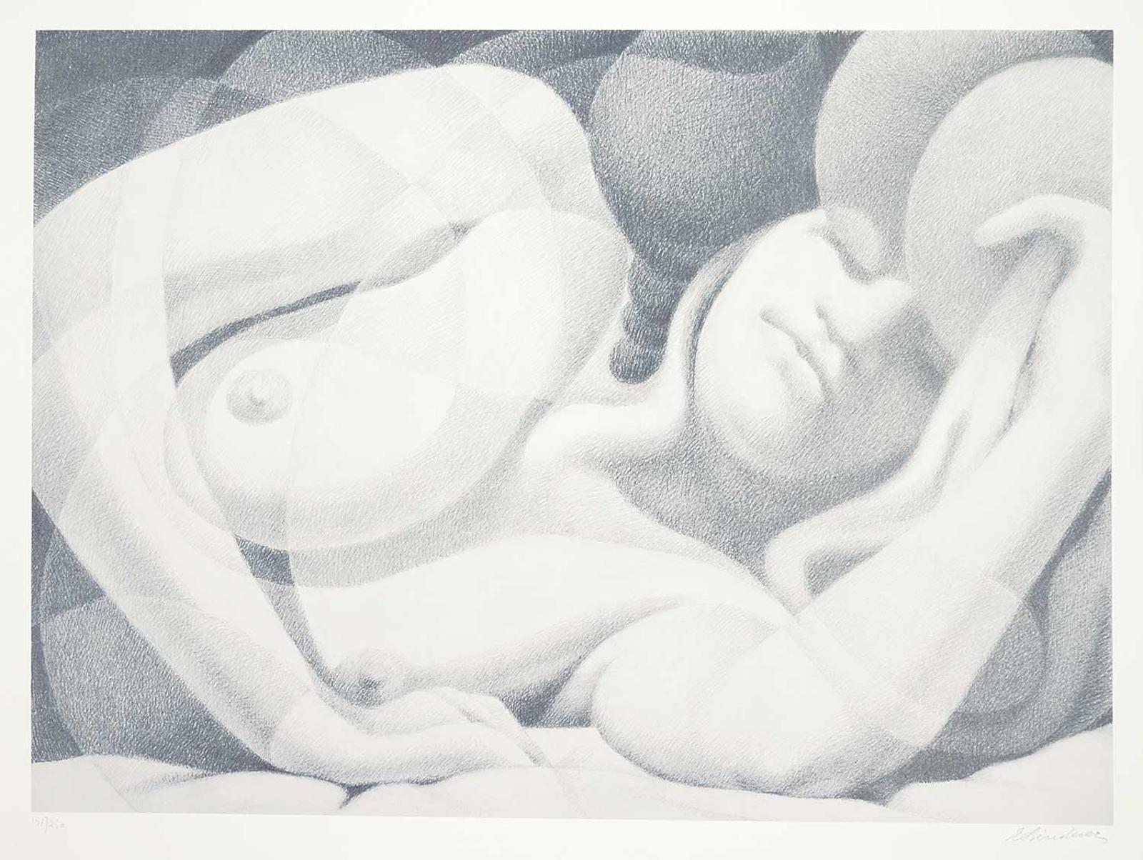 Ernest Friedrich Lindner (1897-1988) - Untitled - Nude Resting  #151/250