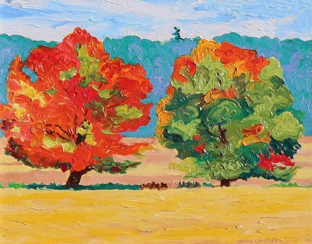 Cheryl Chartier (1952) - Autumn Friends; 2011