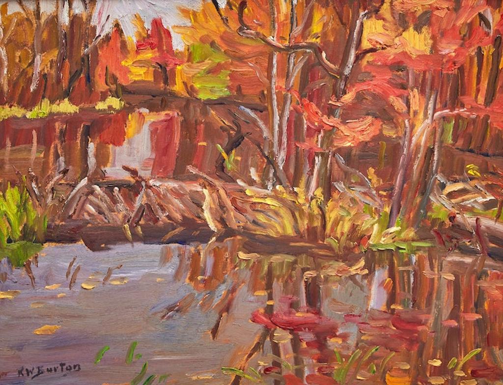 Ralph Wallace Burton (1905-1983) - Beaver Dam Near Burrits Rapids, Ontario, Autumn