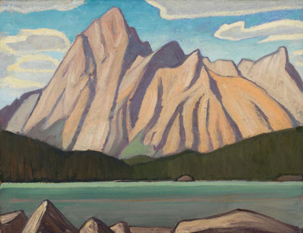 Lawren Stewart Harris (1885-1970) - Mount Sampson, Maligne Lake