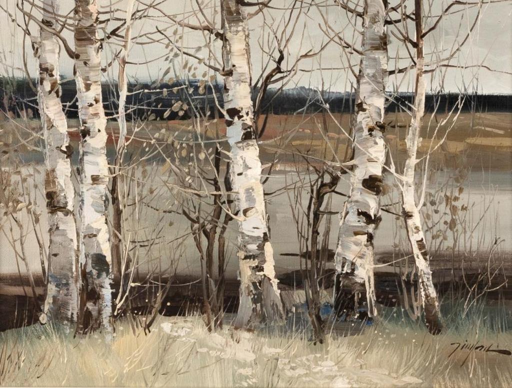 Tin Yan Chan (1942) - Birch Trees