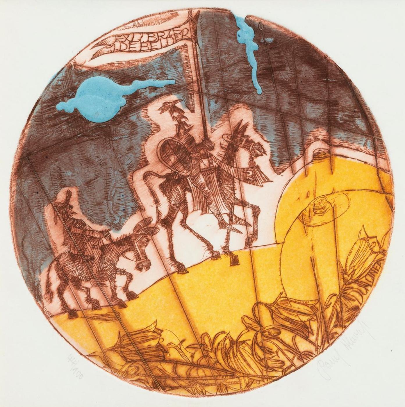 Pavel Hlavaty (1943) - Don Quixote and Nude