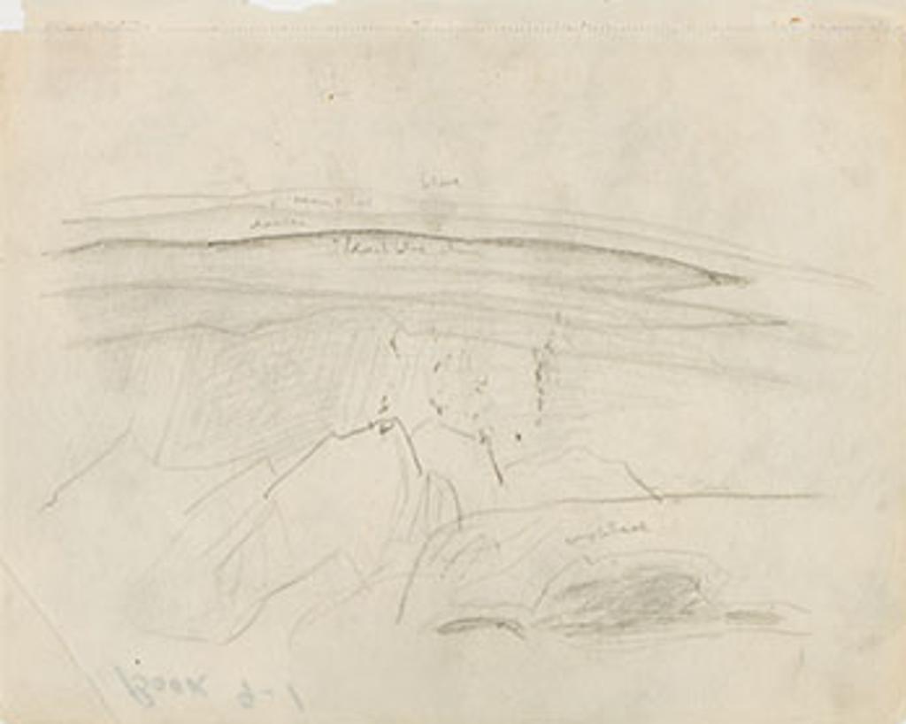 Lawren Stewart Harris (1885-1970) - Rocky Mountain Drawing 9 - 1