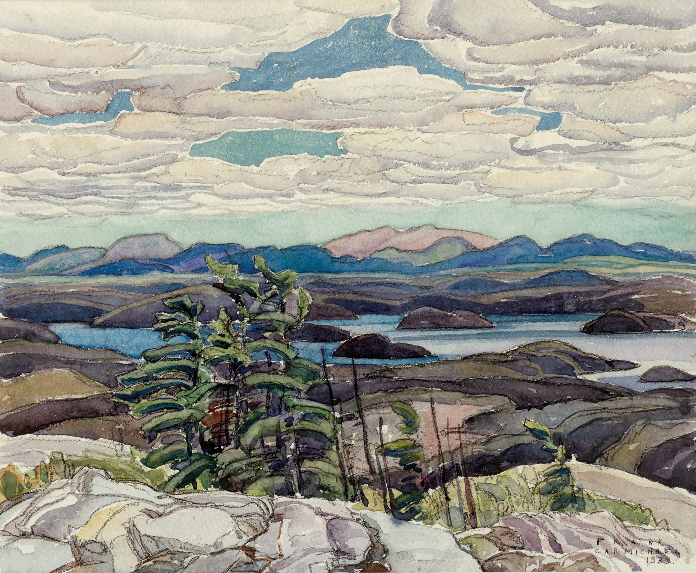Franklin H. Carmichael (1898-1992) - La Cloche Landscape