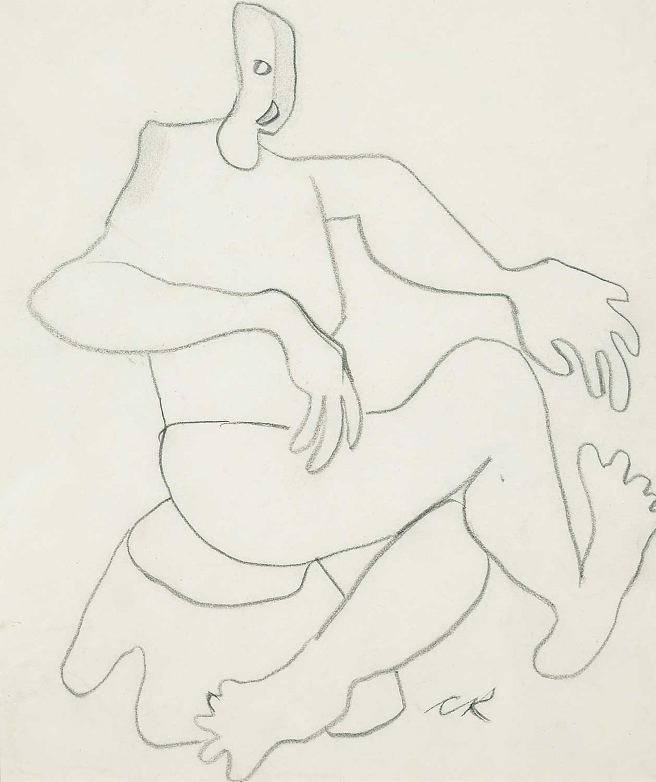 Clifford Foard Cliff Robinson (1916-1992) - Untitled - Seated Figure II